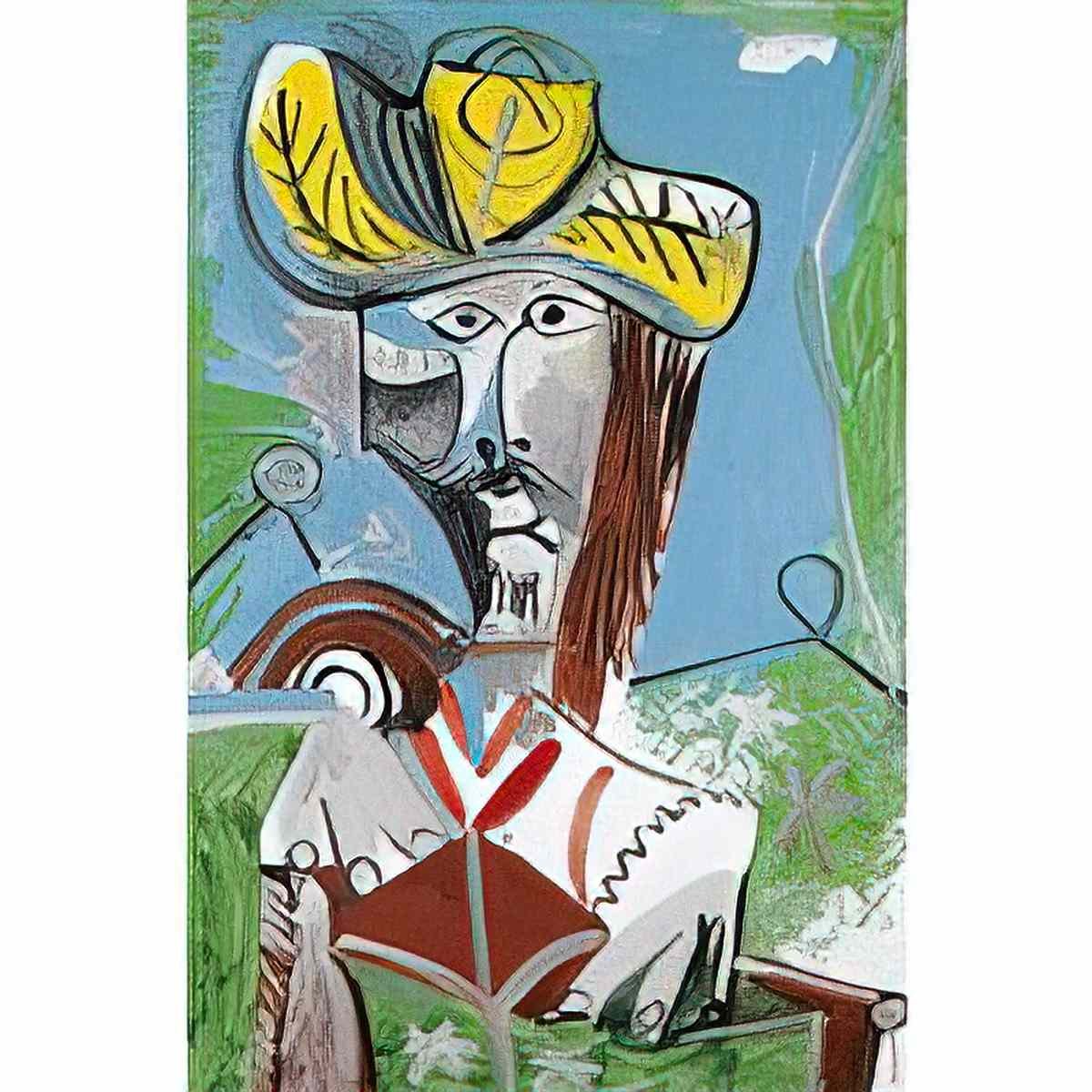 Pablo Picasso buste dhomme (13) Art A4 Photo Print