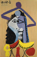 Pablo Picasso buste dhomme (17) Art A4 Photo Print