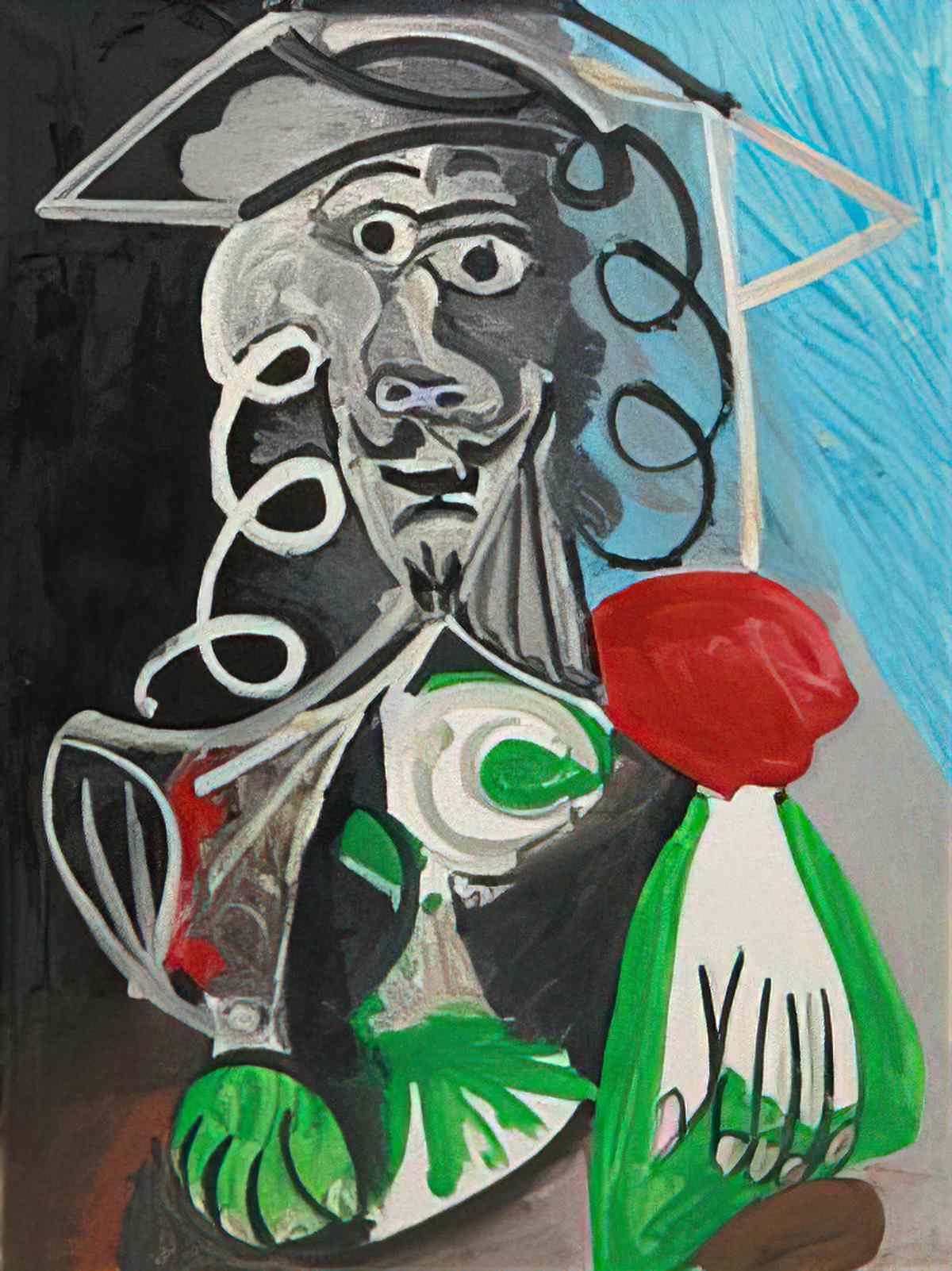 Pablo Picasso buste dhomme (23) Art A4 Photo Print
