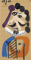 Pablo Picasso buste dhomme (31) Art A4 Photo Print