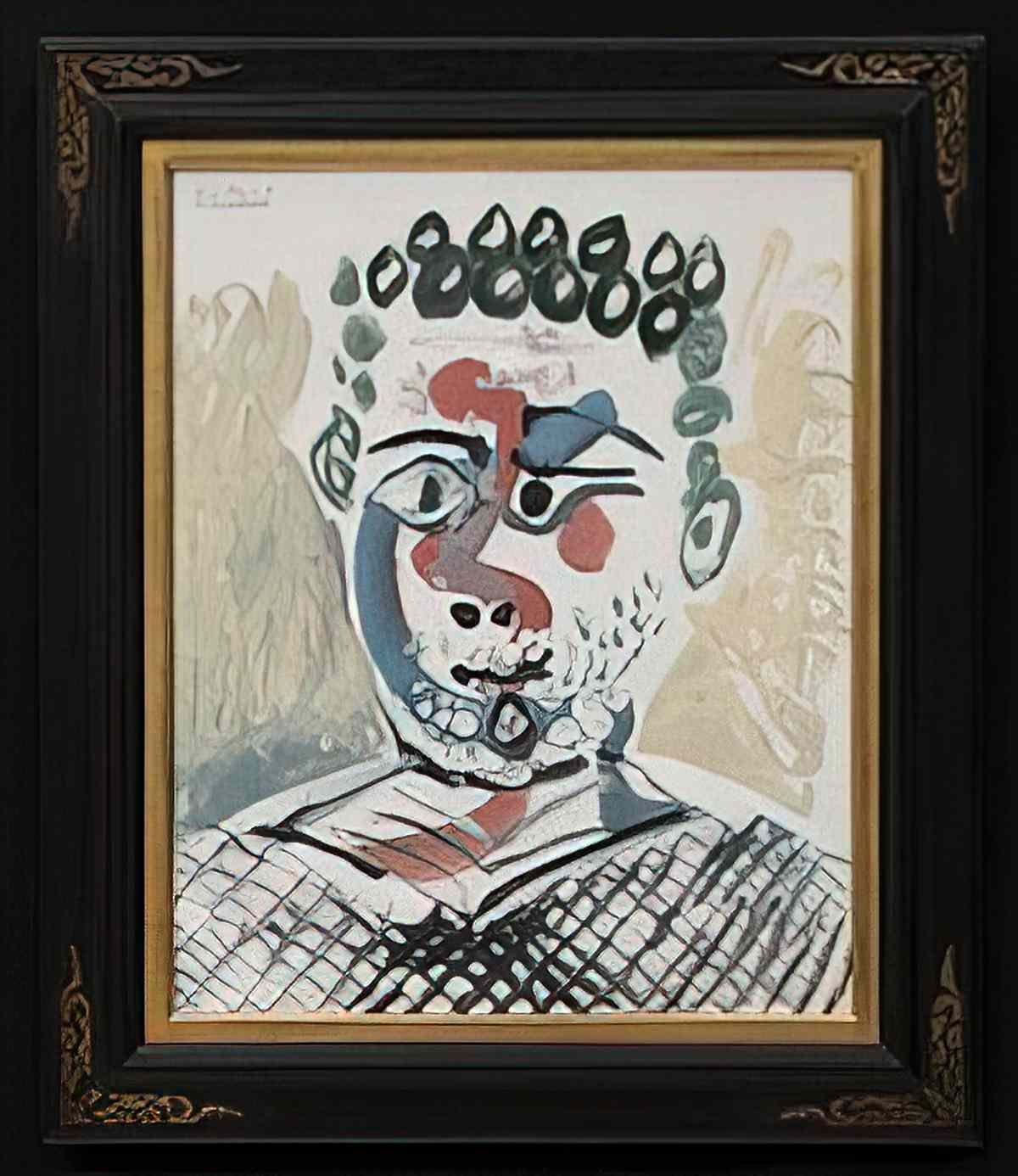 Pablo Picasso buste dhomme (35) Art A4 Photo Print