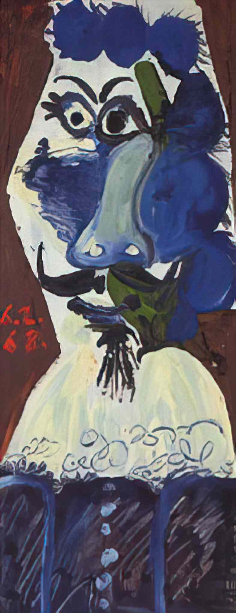 Pablo Picasso buste dhomme (9) Art A4 Photo Print