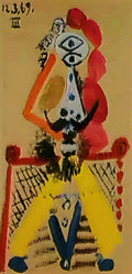 Pablo Picasso buste dhomme assis Art A4 Photo Print