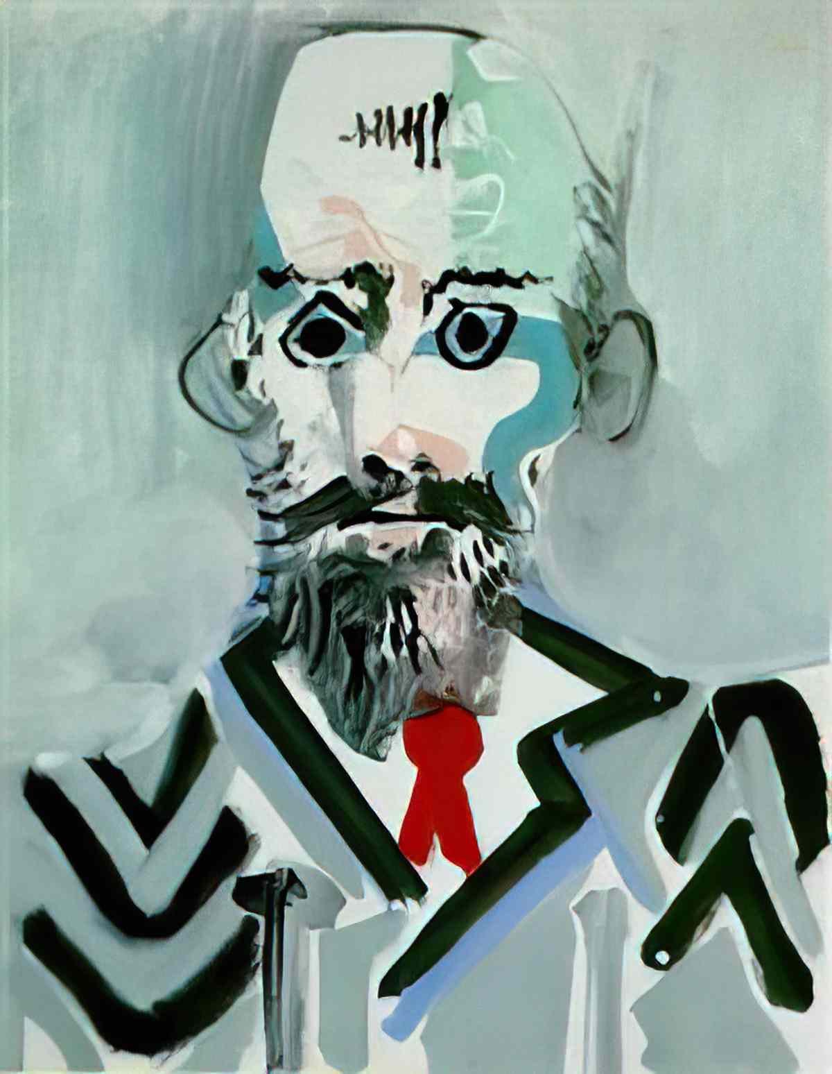 Pablo Picasso buste dhomme barbu (2) Art A4 Photo Print