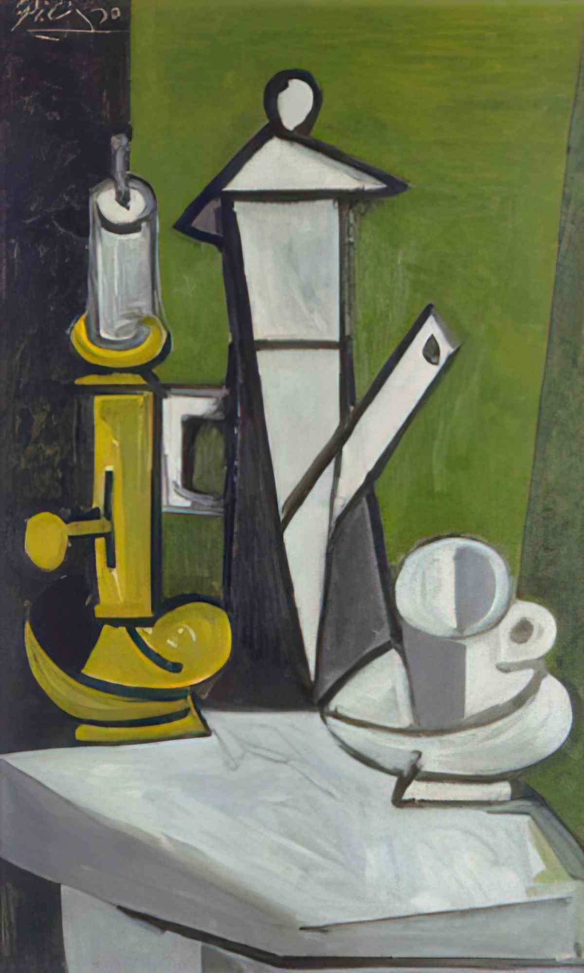 Pablo Picasso cafetiere et tasse Art A4 Photo Print