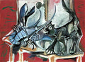 Pablo Picasso chat et homard Art A4 Photo Print