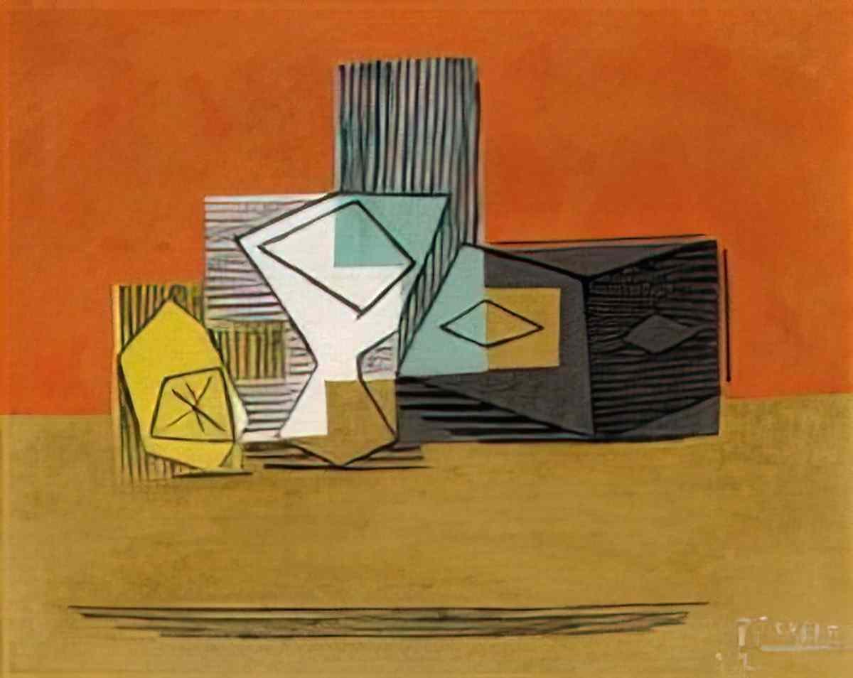 Pablo Picasso citron et verre Art A4 Photo Print