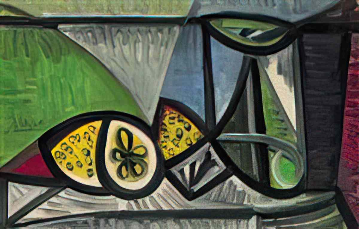 Pablo Picasso citrons et verre Art A4 Photo Print