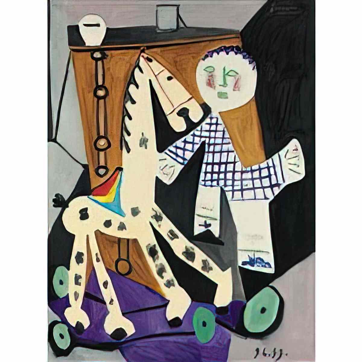 Pablo Picasso claude a deux ans Art A4 Photo Print