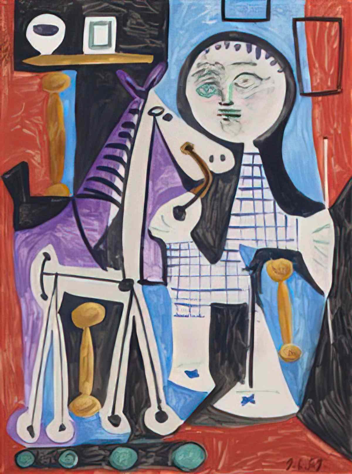 Pablo Picasso claude a deux ans (1) Art A4 Photo Print