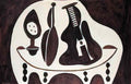Pablo Picasso compotier, bouteille, guitare Art A4 Photo Print