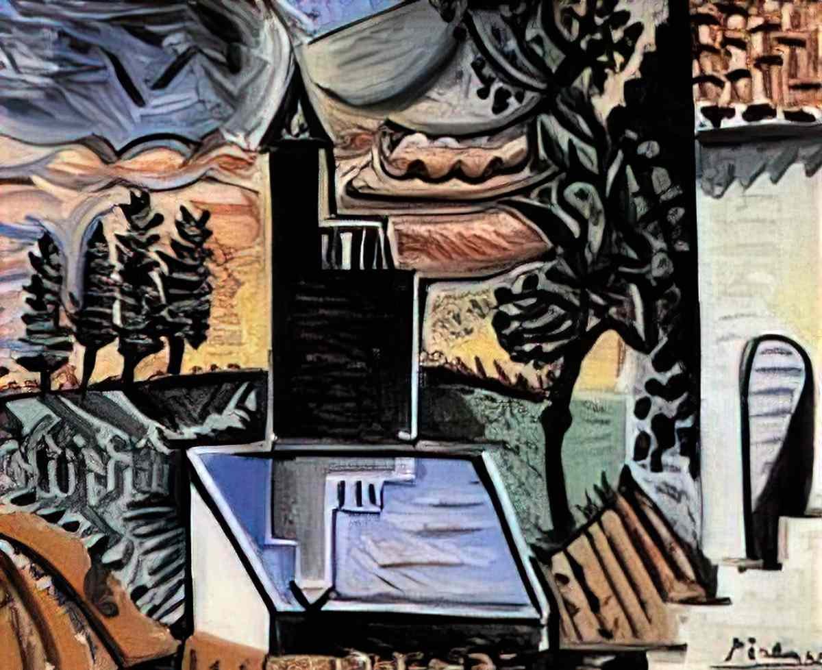 Pablo Picasso coucher de soleil (1) Art A4 Photo Print