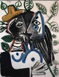 Pablo Picasso couple, le baiser Art A4 Photo Print