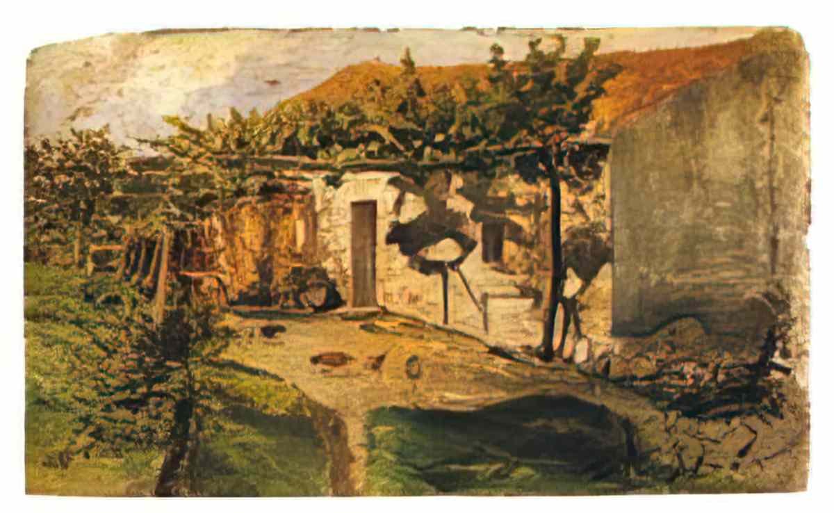 Pablo Picasso cour de ferme Art A4 Photo Print