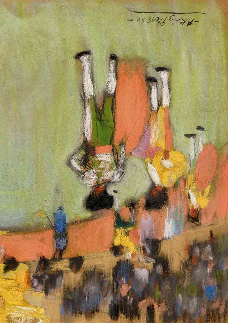 Pablo Picasso course de taureaux CROP A4 Photo Print