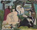 Pablo Picasso dejeuner sur lherbe Art A4 Photo Print