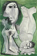 Pablo Picasso deux nus couches Art A4 Photo Print