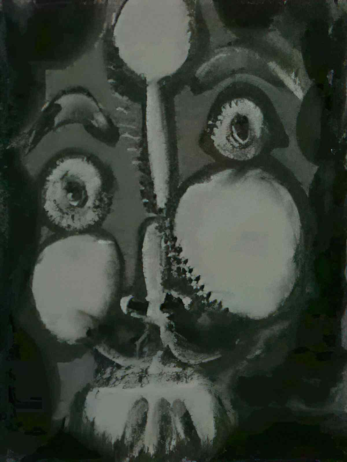 Pablo Picasso face with oblique line Art A4 Photo Print
