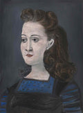Pablo Picasso femme a la collerette (1) Art A4 Photo Print