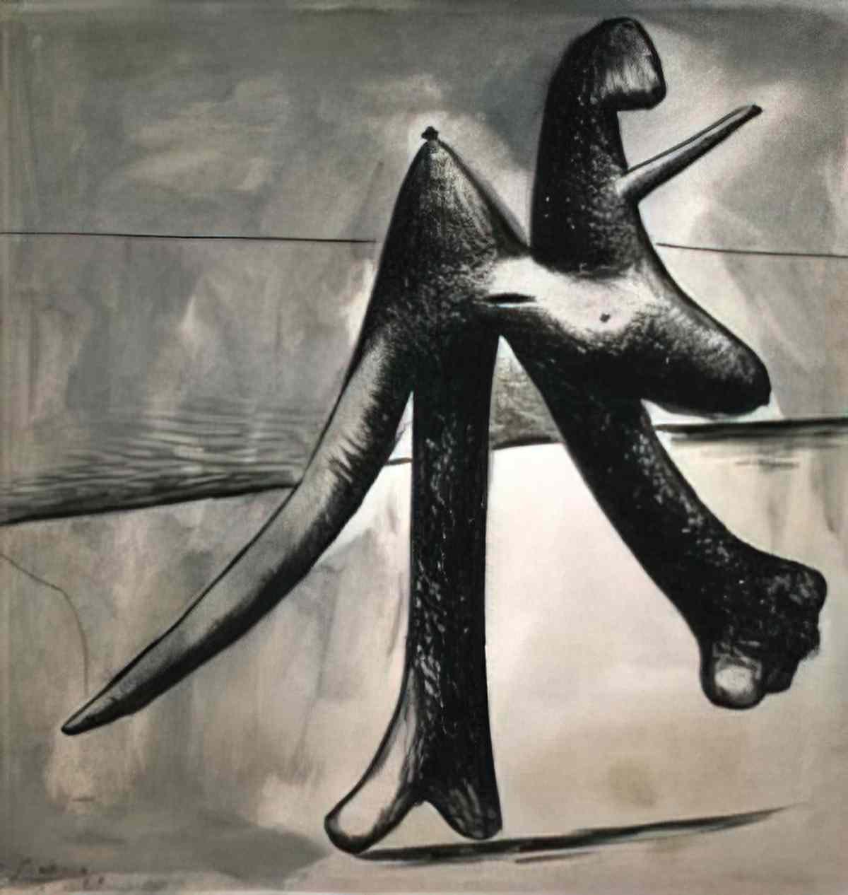 Pablo Picasso femme a la plage Art A4 Photo Print