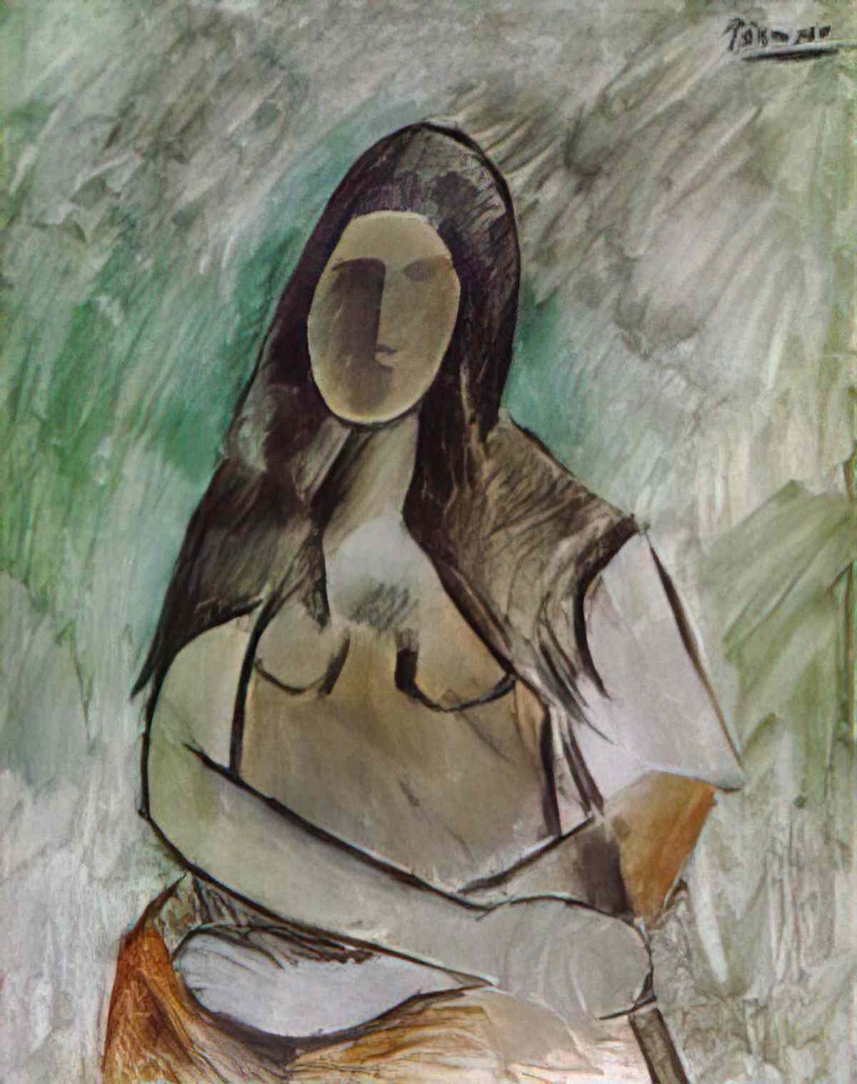 Pablo Picasso femme assise (21) Art A4 Photo Print