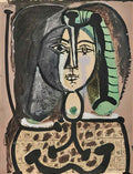 Pablo Picasso femme au tablier Art A4 Photo Print