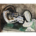 Pablo Picasso femme couchee (2) Art A4 Photo Print