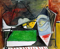 Pablo Picasso femme couchee sous la lampe Art A4 Photo Print