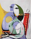 Pablo Picasso femme dans un fauteuil (7) Art A4 Photo Print