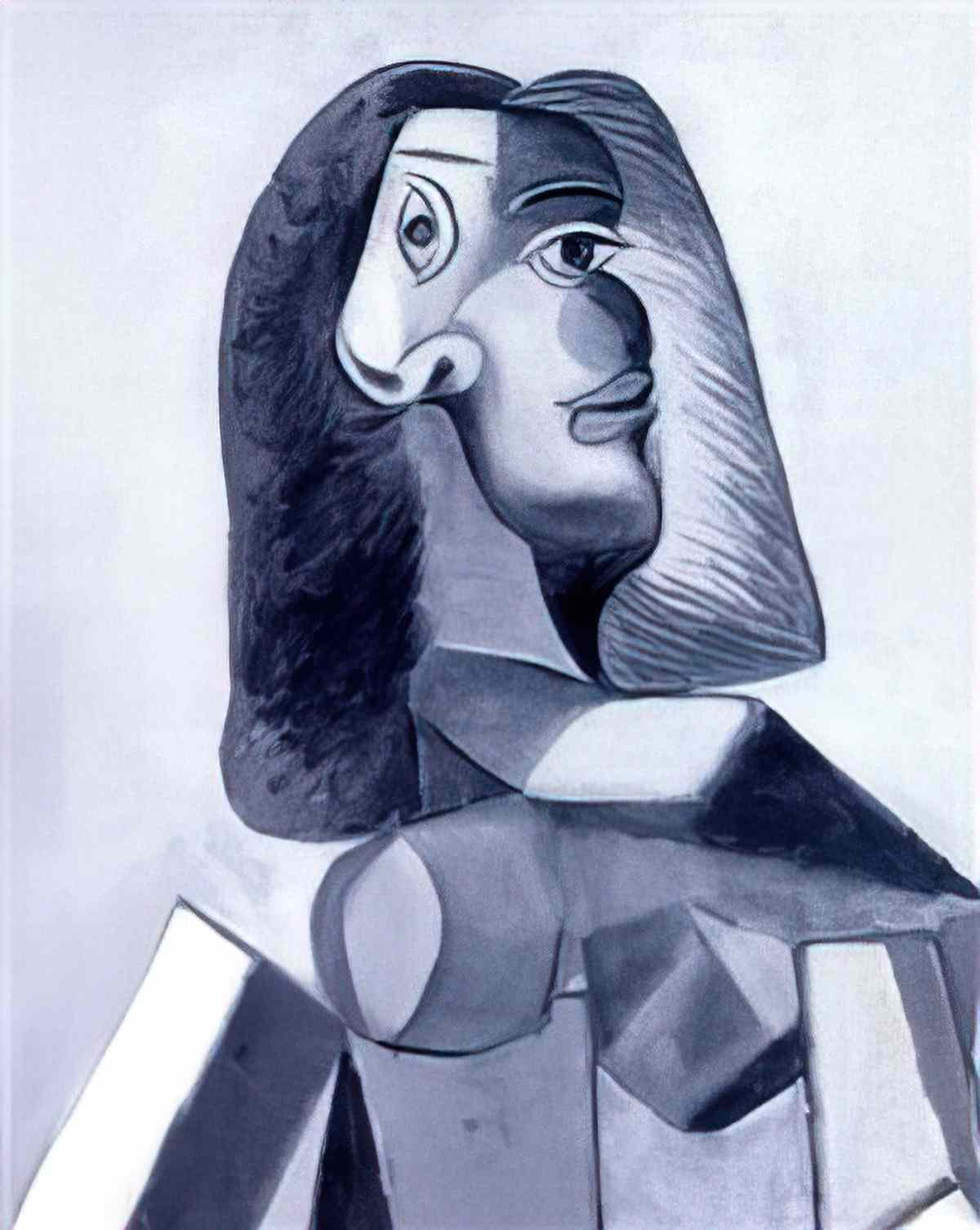 Pablo Picasso femme en gris Art A4 Photo Print