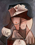 Pablo Picasso femme nue assise (1) Art A4 Photo Print