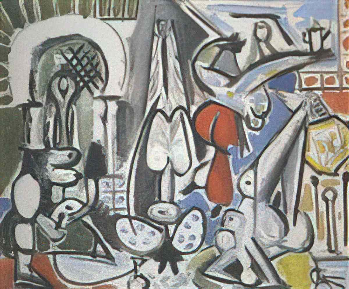 Pablo Picasso femmes dalger Art A4 Photo Print