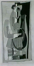 Pablo Picasso fillette au cerceau Art A4 Photo Print
