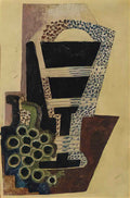 Pablo Picasso grappe de raisin et verre Art A4 Photo Print
