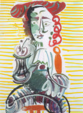 Pablo Picasso homme a la pipe (7) Art A4 Photo Print