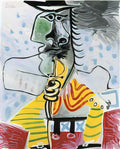 Pablo Picasso homme a lepee Art A4 Photo Print