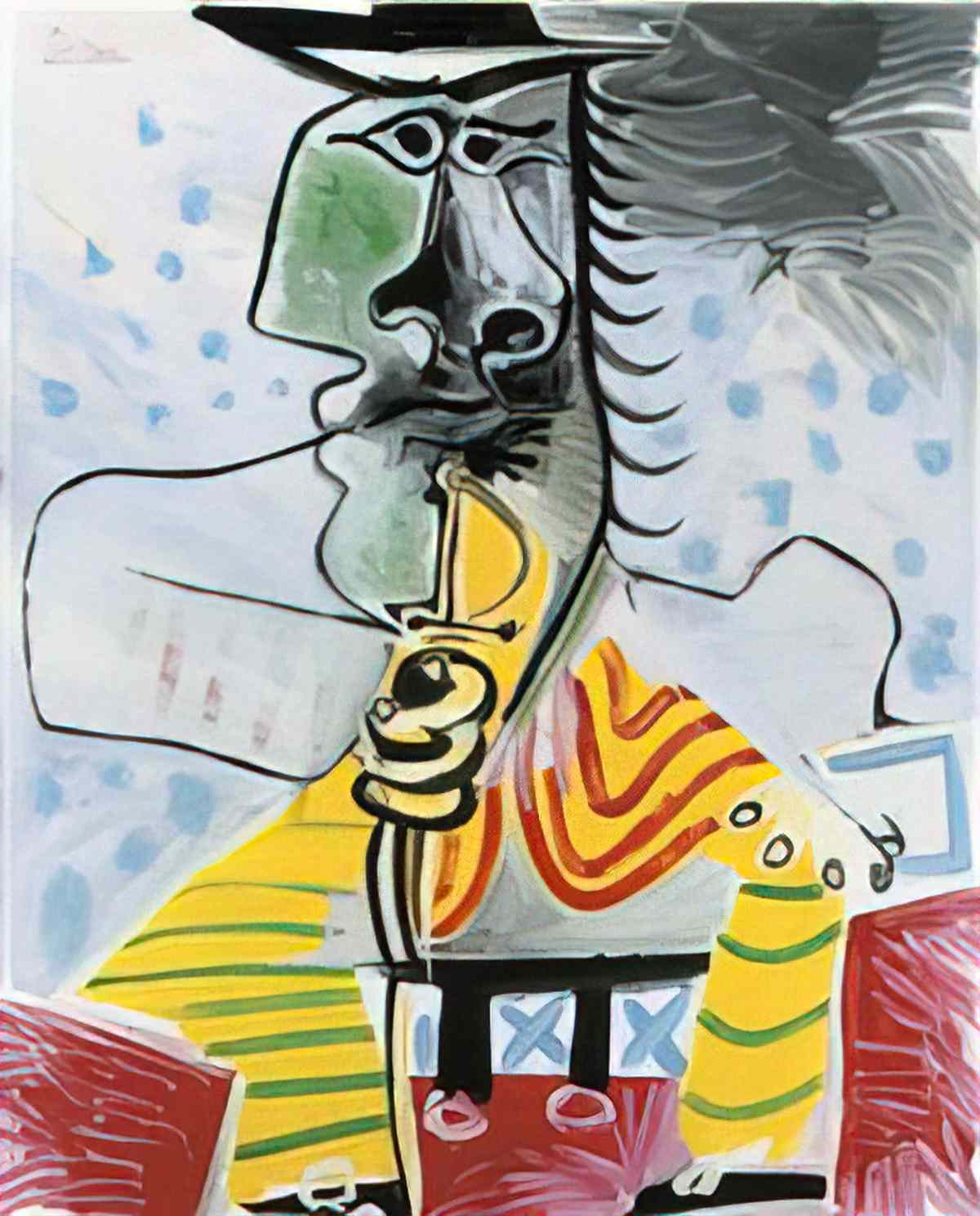 Pablo Picasso homme a lepee Art A4 Photo Print