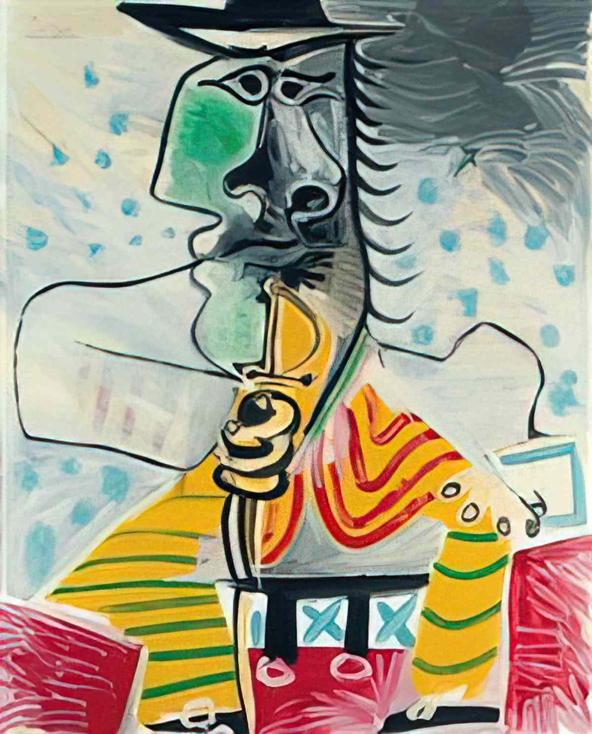 Pablo Picasso homme a lepee (2) Art A4 Photo Print