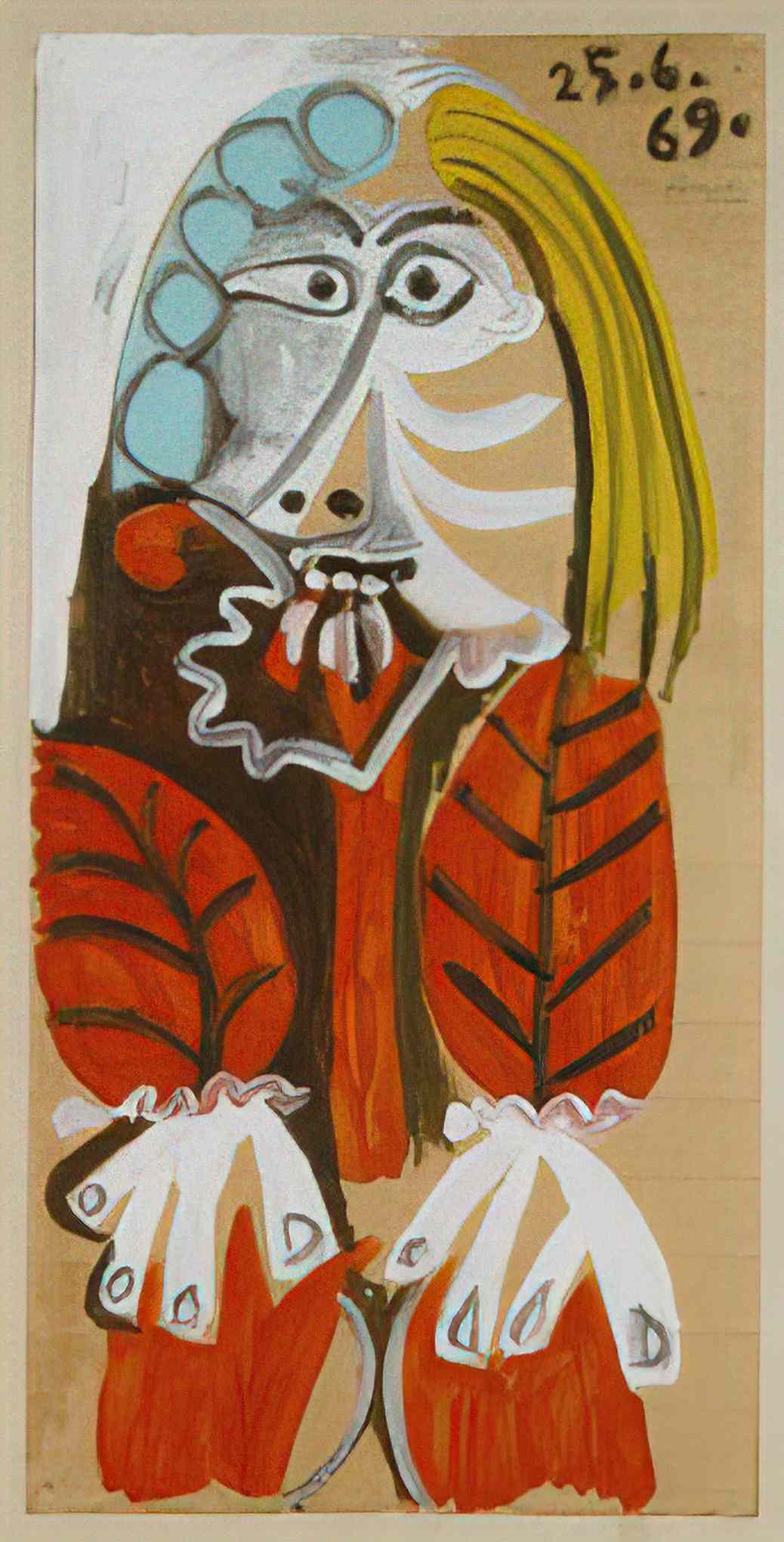 Pablo Picasso homme assis (2) Art A4 Photo Print
