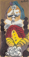 Pablo Picasso homme assis (3) Art A4 Photo Print