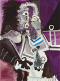 Pablo Picasso homme assis (mardi gras) Art A4 Photo Print