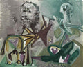 Pablo Picasso homme assis et centaure Art A4 Photo Print