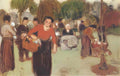 Pablo Picasso jardin public Art A4 Photo Print
