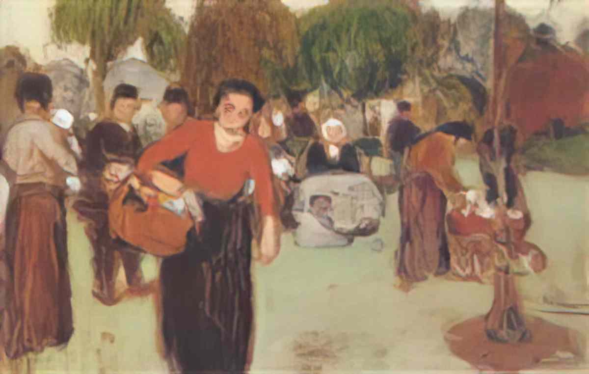 Pablo Picasso jardin public Art A4 Photo Print