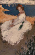 Pablo Picasso jeune fille espagnole devant la mer Art A4 Photo Print