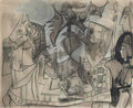 Pablo Picasso jeux de pages Art A4 Photo Print