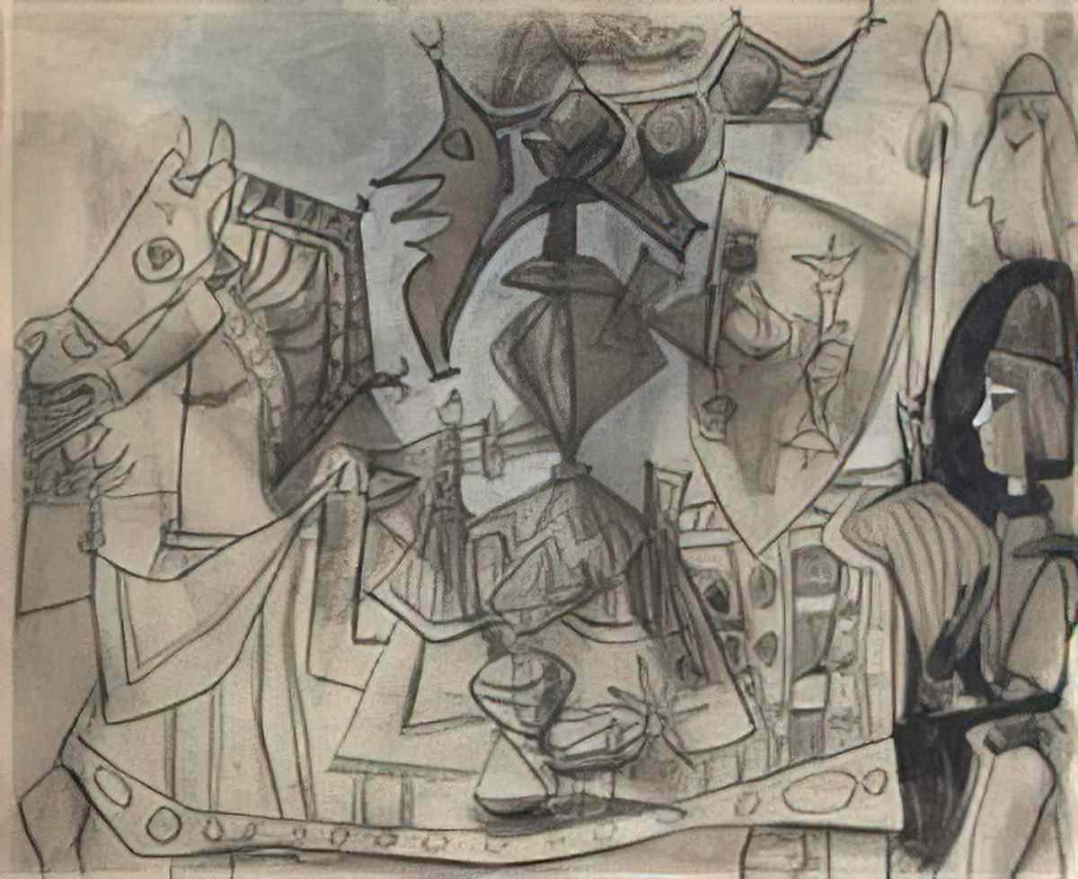 Pablo Picasso jeux de pages Art A4 Photo Print