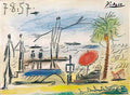 Pablo Picasso juan les pins Art A4 Photo Print