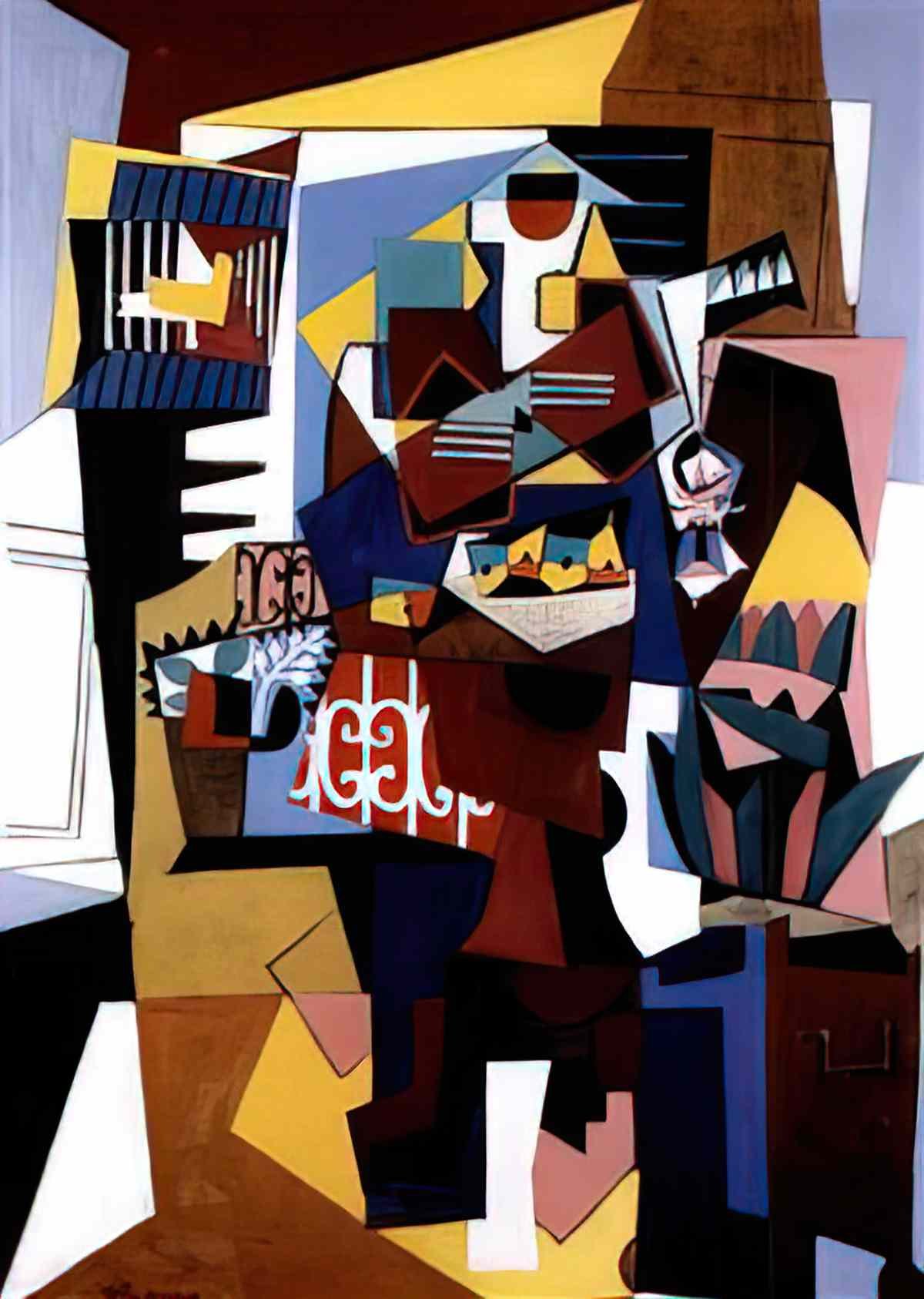 Pablo Picasso la cage doiseaux Art A4 Photo Print