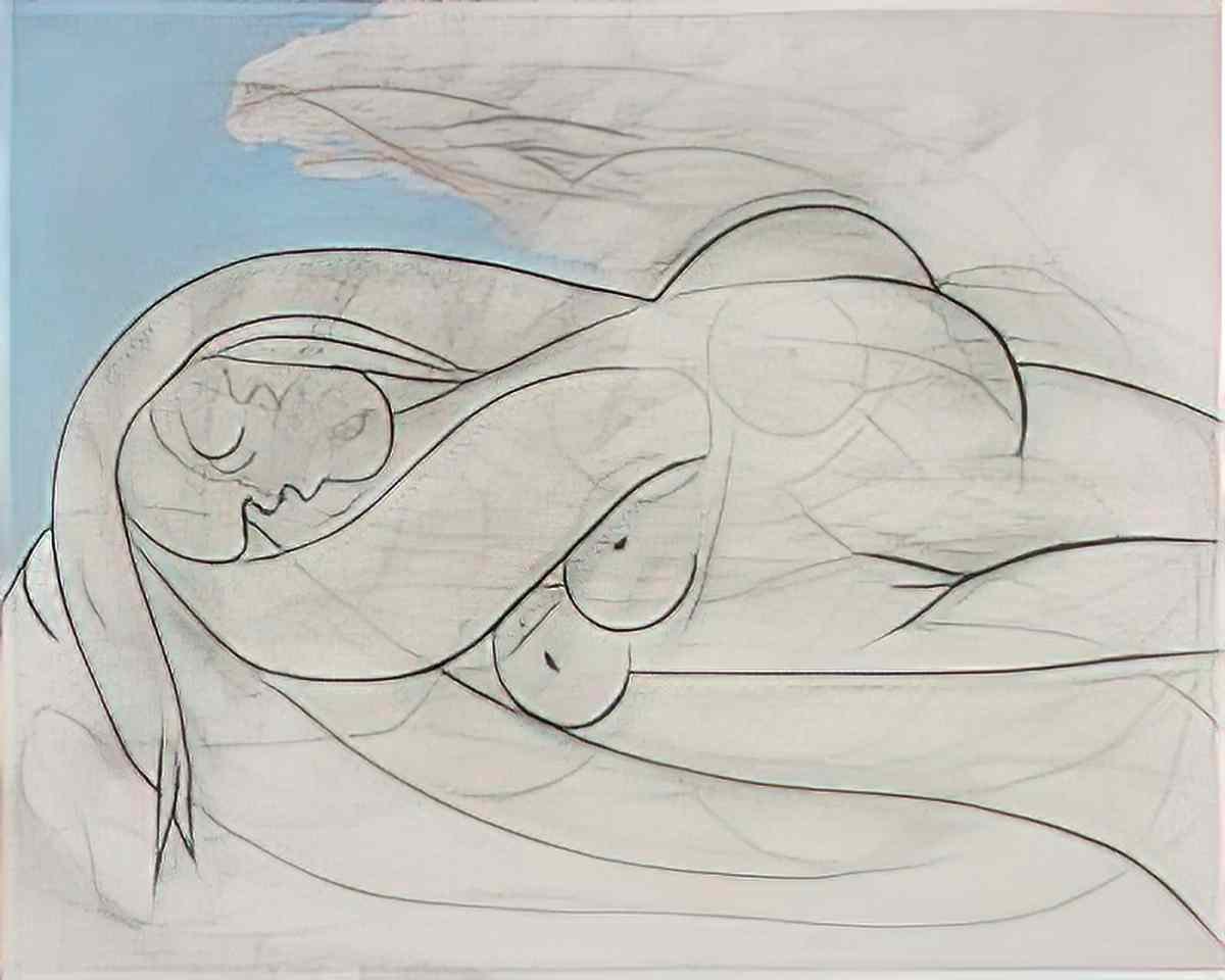 Pablo Picasso la dormeuse Art A4 Photo Print